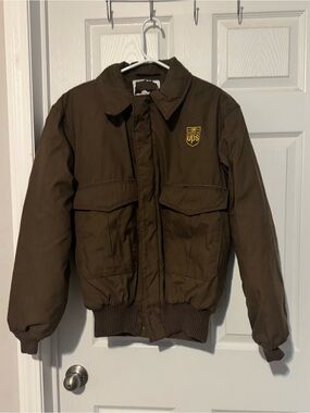 Vintage UPS Blauer MFG Jacket Large 44 bomber coat 3M Antler Thinsulate USA